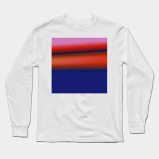 green pink blue yellow texture art Long Sleeve T-Shirt